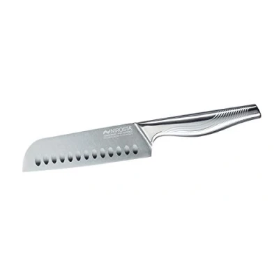 Obrázek Nirosta Santoku nůž Swing 30 cm vysoce kvalitní ušlechtilá ocel v profesionální kvalitě na zeleninu, maso &amp; Co ručně naostřený ostřený ostří Taper pískovaná protiskluzová rukojeť