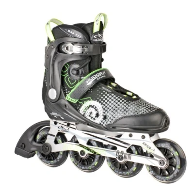 Obrázek HUDORA Inline brusle RX 90, vel. 36, pro mládež a dospělé, černá/zelená