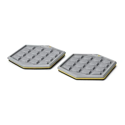 Obrázek SKLZ Unisex&#039;s Non Core Court Slidez, kluzné kotouče pro trénink celého těla, lehké a otěruvzdorné, šedé, 31 cm, 2 kusy, jednotná velikost