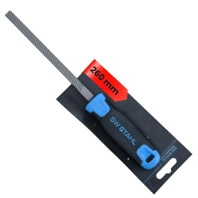 Obrázek SW Stahl 94830SB speciální pilník na brzdový třmen 4stranný frézovaný/čtyřhranný pilník/brzdový pilník/k čištění třmenů a vedení brzdového třmenu / 260 mm/potřeby dílny/motorová vozidla