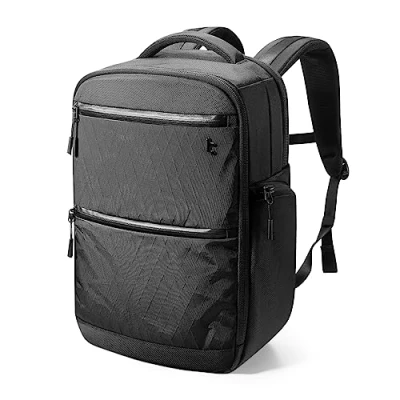 Obrázek tomtoc batoh X Pac, Premium Laptop Batohy, na každodenní nošení do práce, cesty, cestování, pánský TechPack Backpack Daypack pro 15,6palcový laptop, 30 litrů, černý