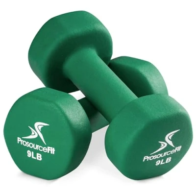 Obrázek ProsourceFit Neoprene Dumbbell Coated for Non Slip Grip, 9 lb