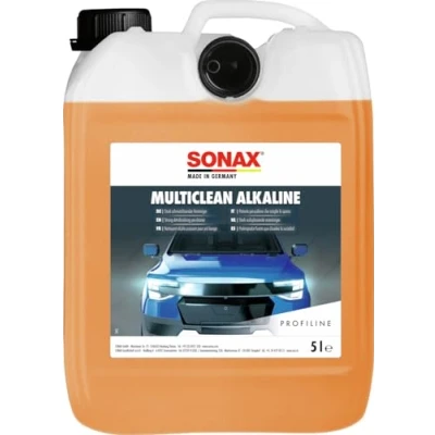Obrázek SONAX PROFILINE MultiClean Alkaline (5 litrů) uvolňuje i ty nejodolnější nečistoty, jako je hmyz a nejtvrdší usazeniny brzdového prachu č. výr. 06295000