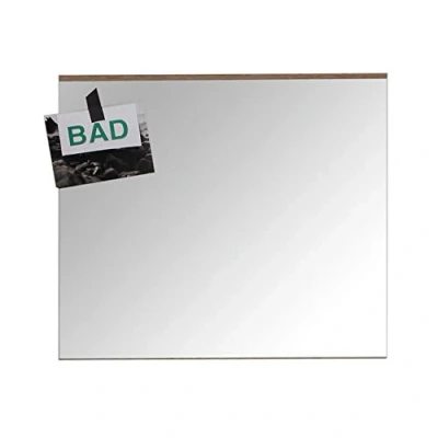 Obrázek trendteam smart living Nástěnné zrcadlo koupelna sada One rozměry v rozloženém stavu (ŠxVxH) 60 x 55 2 cm barva bílá s dubem San Remo světlá 133640396