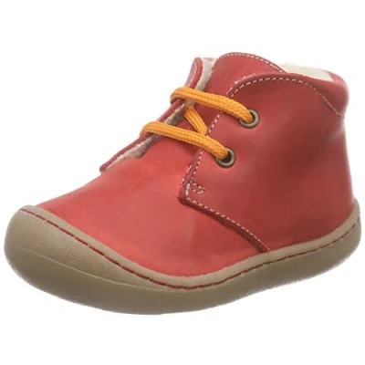 Obrázek Pololo Unisex dětský Juan vlněný fleece Derbys, červená