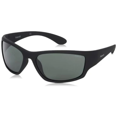 Obrázek Polaroid PLD 7005/S pánské sluneční brýle s flexibilními nožičkami, zelené, 63/17/123, Vícebarevné (rubberblk)