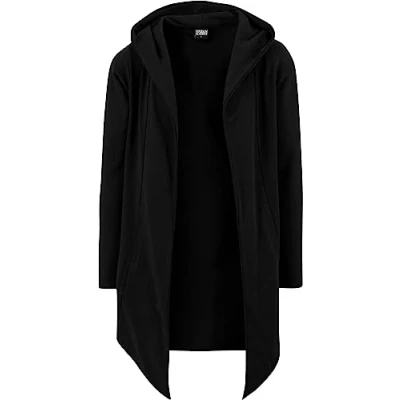 Obrázek Urban Classics LONG Hooded OPEN EDGE Mikina na zip, Muži, Velikost: Large, Black