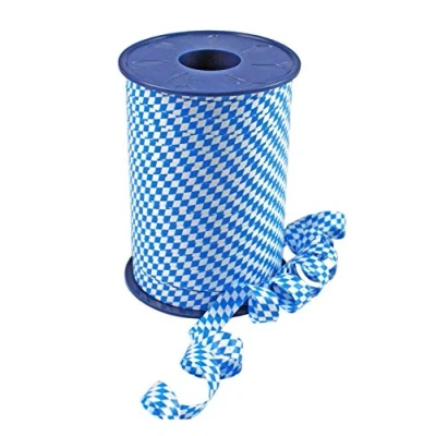 Obrázek Präsent BAVARIA Ringelband weiss/blau 250 m Spule 10 mm
