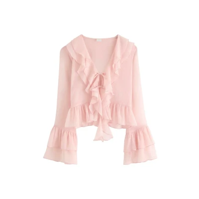Obrázek Lindex Blůza pro děti, Velikost: 134, Light dusty pink