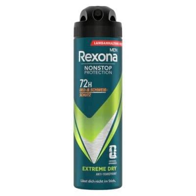 Obrázek 6x Rexona Men Nonstop Protection Deosprej Extreme Dry Anti Transpirant s 72hodinovou ochranou před potem a pachem 150 ml