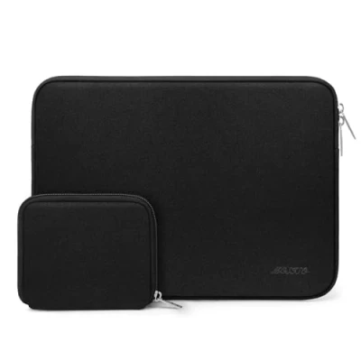 Obrázek Mosiso voděodolné pouzdro, lycra, sleeve, kapsa, taška na laptop, ochranné taška/batoh notebook, černá