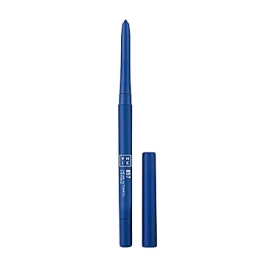Obrázek 3INA MAKEUP The 24h Automatic Eye Pencil 857 Námořnická modrá automatická zatahovací oční tužka Dlouhotrvající definice vysoce pigmentované ostří a kartáč integrovaný Vegan Cruelty