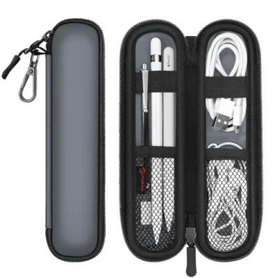 Obrázek Fintie Držák na tužky taška pro Apple Pencil Pro/USB C &amp; 1./2. Gen, měkké pouzdro odolné proti poškrábání z neoprenu, ochranné Cover Pouch s integrovaným zipem a odkládací
