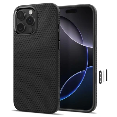 Obrázek Spigen Liquid Air MagFit TPU Back Cover Černý Apple iPhone 16 Pro