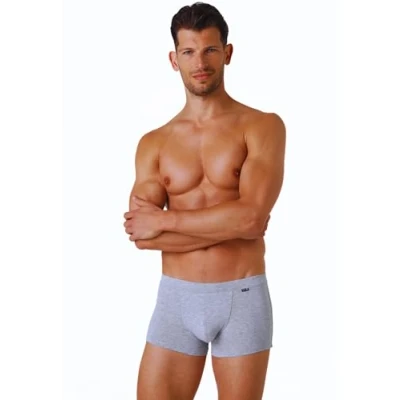Obrázek Lovable Pánské prémiové strečové boxerky xxl Šedá (šedá melanž)