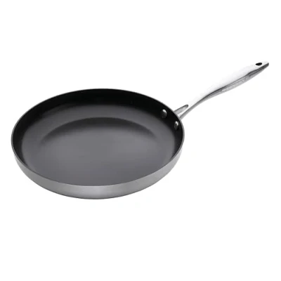 Obrázek Scanpan CTX pánev 32 cm Multifunkční indukční s rukojetí z ušlechtilé oceli vhodná pro všechny typy sporáků Stratanium nepřilnavý povrch do trouby
