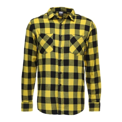 Obrázek Urban Classics Checked Košile, Muži, Velikost: Small, Yellow