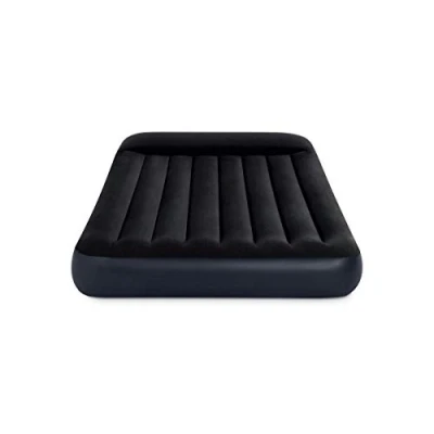 Obrázek Intex Camping Durabeam velikost dvoulůžka, klasická nafukovací matrace, 1,37 m x 1,1 25 cm, černá, 64142