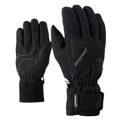 Obrázek Ziener Dospělí GUFFERT GTX Glove Alpine lyžařské rukavice/zimní sporty vodotěsné, prodyšné, černé, 10,5