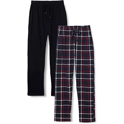 Obrázek FM London Herren (2er pack) Pyjama Für Bottom, Marineblau, M EU