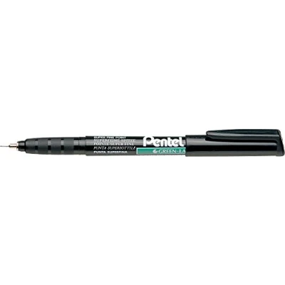 Obrázek Pentel permanentní popisovač Pižmo pro/Toluolfrei Super Jemný 0,4 mm šířka 12 ks Černá