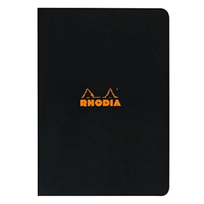 Obrázek Rhodia 119169C sešit (DIN A4, 21 x 29,7 cm, linkovaný, 48 listů) 1 kus černý