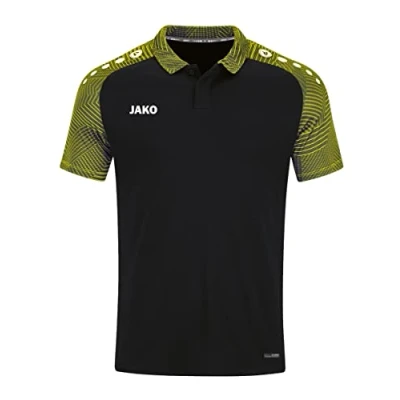 Obrázek JAKO Herren Poloshirt Polo Performance, Schwarz/Soft Yellow, XXL EU