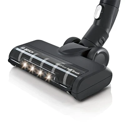 Obrázek Bosch Měkká hubice na tvrdé podlahy s LED osvětlením BHZUHFN, vhodná pro akumulátorový vysavač Unlimited 6, 7 a 8, ideální parkety dlaždice, jemné čištění, originální příslušenství, dlouhá