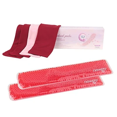 Obrázek NEWGO Kühlkompresse Wochenbett Kühlpads Postpartum, Wiederverwendbar Perineal Kühlpad Cool pack, Hämorrhoiden, Vaginal pflege lindert Schmerzen und Beschwerden nach der Geburt, 6 stück Waschbar