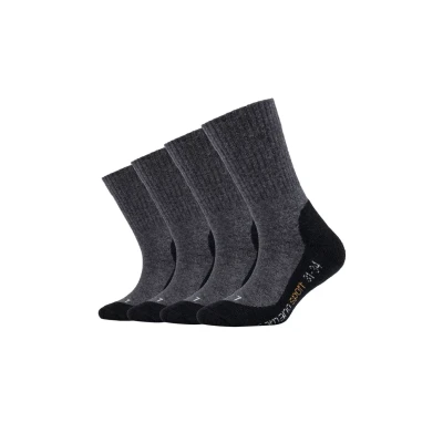 Obrázek camano 4 PACK Ponožky pro děti, Velikost: 23 26, Black