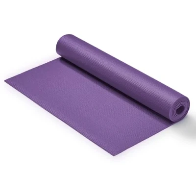 Obrázek Sunny Health &amp; fitness podložka na jógu, protiskluzová tréninková pilates, strečink, trénink podlahy a doma, fialová NO. 031 P