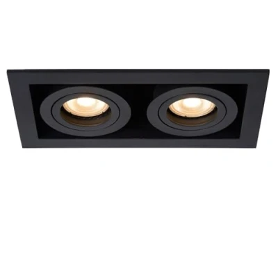 Obrázek LUCIDE CHIMNEY Einbaustrahler 2xGU10 Schwarz