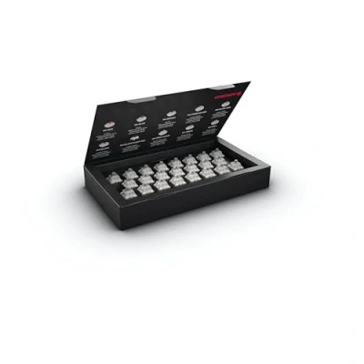 Obrázek CHERRY Sada MX RGB Speed Silver Switch, 23 mechanických spínačů klávesnice, pro DIY, Hot Swap nebo herní lineární spínač bez kliknutí, rychlý a přímý