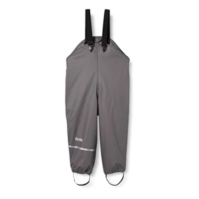 Obrázek CareTec Unisex dětské Rain Overall Pu W/O Fleece kalhoty do deště, Šedá