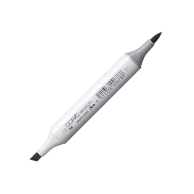 Obrázek COPIC Sketch Marker typ N 6, neutrální šedý č. profesionální popisovač štětců, se super bush špičkou a středním hrotem
