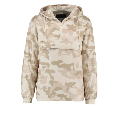 Obrázek Urban Classics CAMO PULL OVER Windbreaker Větrovka, Muži, Velikost: XL, Sand