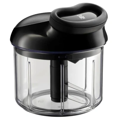 Obrázek WMF Gourmet ruční kráječ zeleniny s lanem, sekáček 900 ml, ideální na zeleninu, cibuli, česnek, ořechy, bylinky nebo ovoce, plast