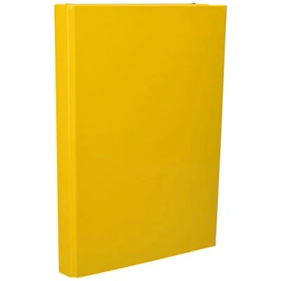 Obrázek Pagna Box na sešity Basic Colours A4 3 vnitřní klapky, s gumovým uzávěrem, žlutý