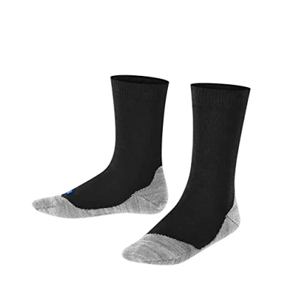 Obrázek FALKE Unisex dětské ponožky Active Sunny Days zesílené funkční tenké odolné proti potu, rychleschnoucí, prodyšná bavlna, materiál, 1 pár, černá (Black 3000)