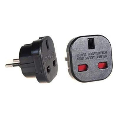 Obrázek Maclean MCE72 UK 3 Pin to Evropský (Schuko) 2 Pin, adaptér, Cestovní Cestování, Německo