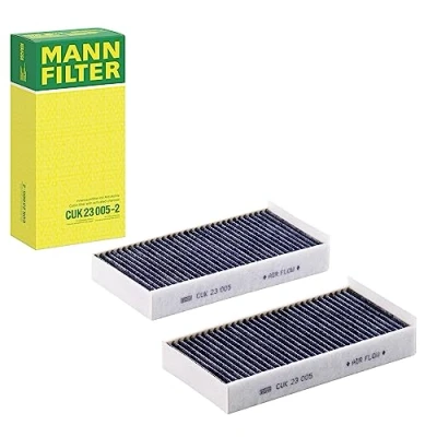 Obrázek MANN FILTER CUK 23 005 2 interiérový filtr sada kabinových vzduchových filtrů (sada ks) s aktivním uhlím pro osobní automobily