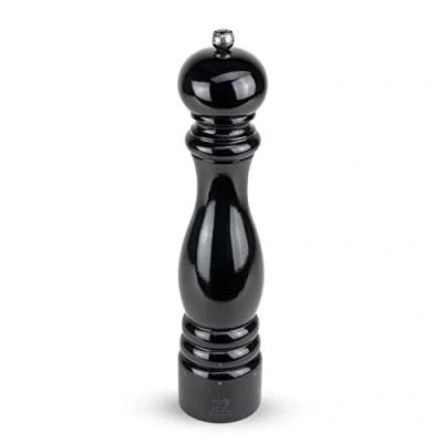 Obrázek PEUGEOT Paříž ruční mlýnek na pepř, nastavení stupně mletí a Select, výška: 30 cm, dřevo, černý, 23768