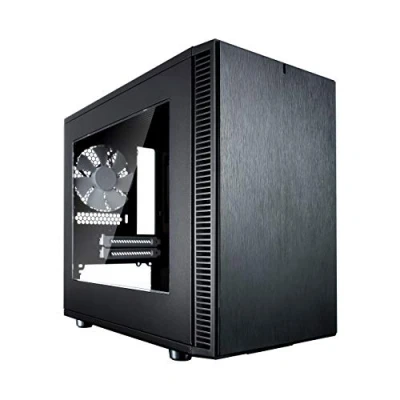 Obrázek Fractal Design Define Nano s Black Window, PC kryt (Midi Tower bočním oknem) Case Modding pro (High End) Gaming PC, černý