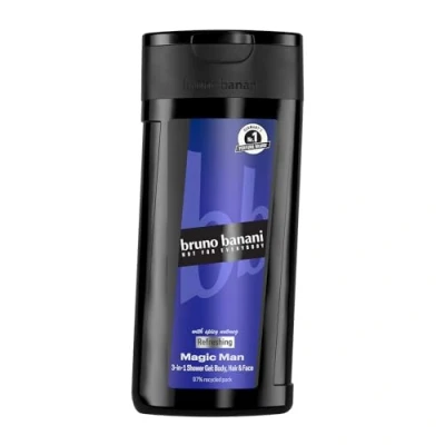 Obrázek bruno banani Magic Man 3 v 1 sprchový gel pro muže s dřevěnou vůní Fougère, 250 ml