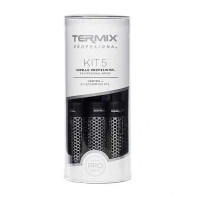 Obrázek Termix profesionální sada. Tepelný kulatý kartáč na vlasy s hliníkovou trubkou, která umožňuje zkrátit dobu schnutí. sada 5 kartáči