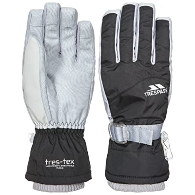 Obrázek Trespass Vizza II, White, XL, vodotěsné polstrované rukavice pro dámy, velikost X velká, bílá