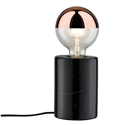 Obrázek Paulmann 79600 Neordic Soa stolní lampa kulatá max.1x20W E27 černá 230 V mramor