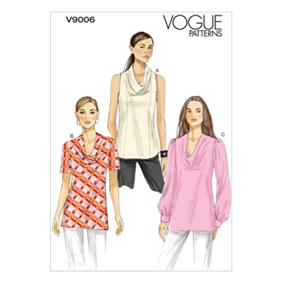 Obrázek Vogue Střih, hedvábí, vícebarevné, F5 (16 18 20 22 24)