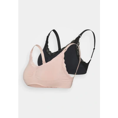 Obrázek Lindex Seamless Nursing BRA 2 PACK Podprsenka pod tričko, Ženy, Velikost: 34, Nude/black