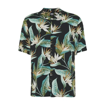 Obrázek Urban Classics Blossoms Košile, Muži, Velikost: Medium, Black